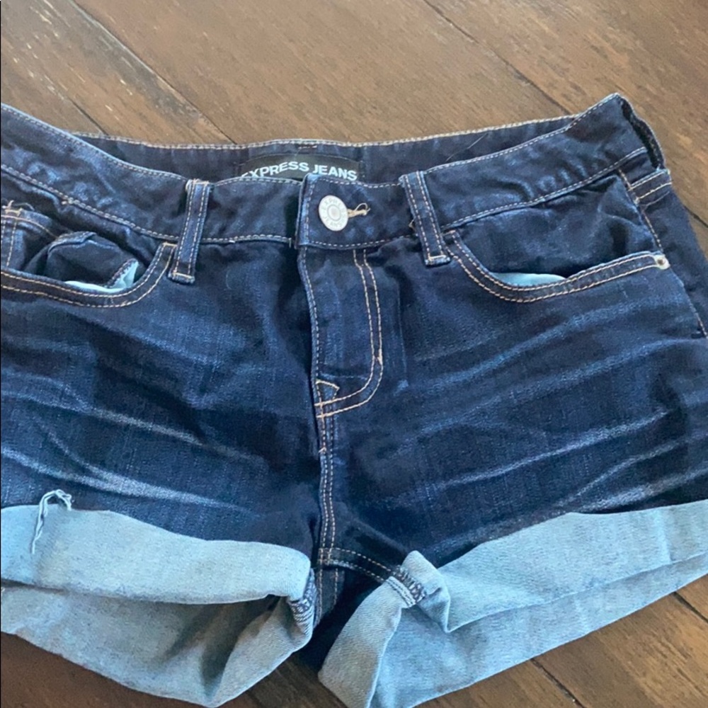 Denim shorts